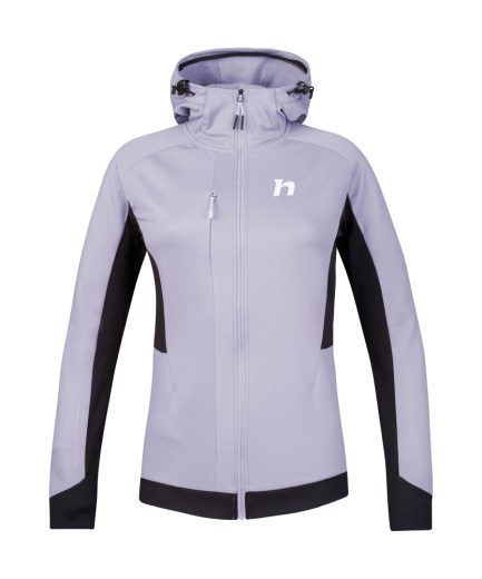 mikina HANNAH NELA HOODY lavender aura/anthracite