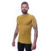 SENSOR MERINO AIR pánské triko kr.rukáv mustard